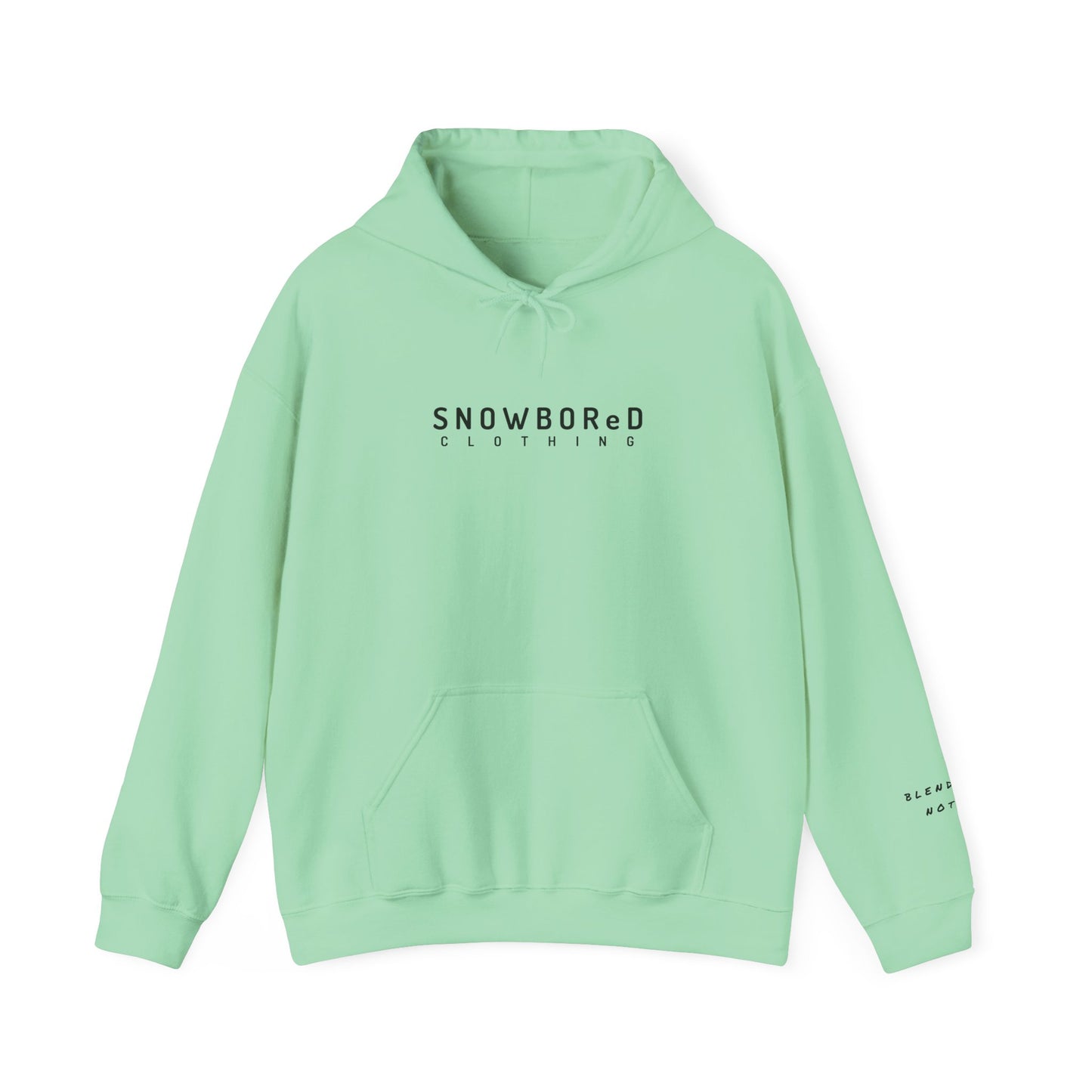 Unisex SnowBored Logo Hoodie - Blend Out Not In