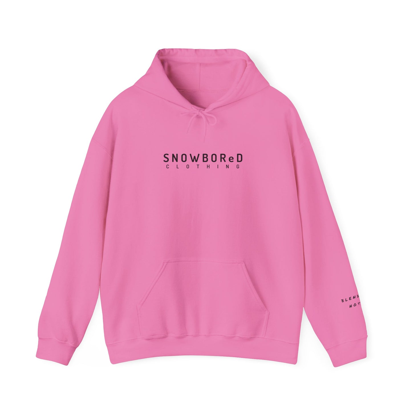 Unisex SnowBored Logo Hoodie - Blend Out Not In